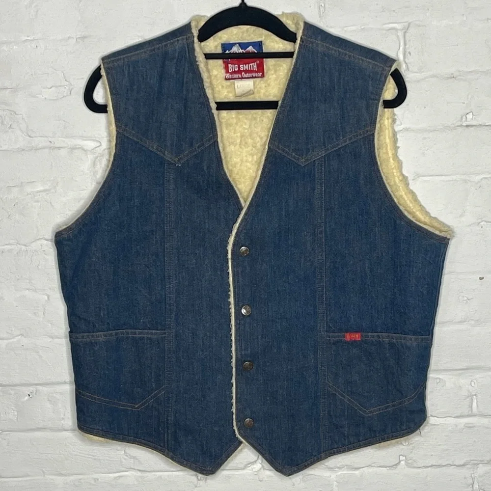 Vintage Big Smith Outfitters Vest L